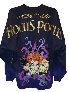 Disney Adult Spirit Jersey - Hocus Pocus - Purple Sanderson Sisters Sz XS
